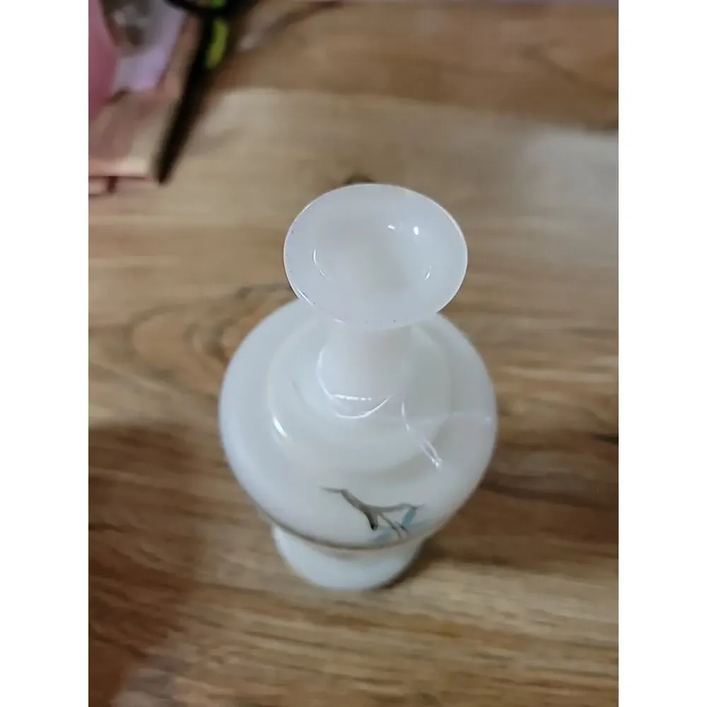 Hand Painted Vase Bristol ? Antique